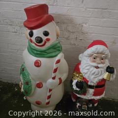 MaxSold Auction: BLOW MOLD SANTA AND SNOWMAN  - Toronto (Ontario, Canada) SELLER MANAGED Downsizing Online Auction - St Edmunds Drive