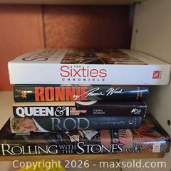 MaxSold Auction: COLLECTION OF MUSIC BIOGRAPHIES (Mixed Formats) - Toronto (Ontario, Canada) SELLER MANAGED Downsizing Online Auction - St Edmunds Drive