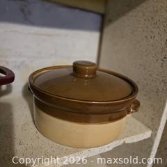 MaxSold Auction: KITCHENAID RED CERAMIC DUTCH OVEN / CASSEROLE DISH, MEDIUM - Toronto (Ontario, Canada) SELLER MANAGED Downsizing Online Auction - St Edmunds Drive