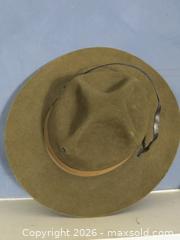 MaxSold Auction: OLIVE OD GREEN WOOL CAMPAIGN/DRILL SERGEANT HAT  - Toronto (Ontario, Canada) SELLER MANAGED Downsizing Online Auction - St Edmunds Drive
