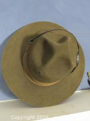 MaxSold Auction: OLIVE OD GREEN WOOL CAMPAIGN/DRILL SERGEANT HAT  - Toronto (Ontario, Canada) SELLER MANAGED Downsizing Online Auction - St Edmunds Drive