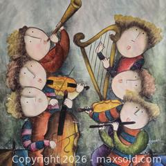 MaxSold Auction: SIGNED J. ROYBAL OIL PAINTING, MUSICIANS — 23.5 X 27.5 IN - Toronto (Ontario, Canada) SELLER MANAGED Downsizing Online Auction - St Edmunds Drive