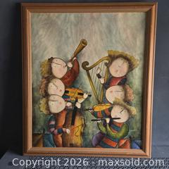 MaxSold Auction: SIGNED J. ROYBAL OIL PAINTING, MUSICIANS — 23.5 X 27.5 IN - Toronto (Ontario, Canada) SELLER MANAGED Downsizing Online Auction - St Edmunds Drive