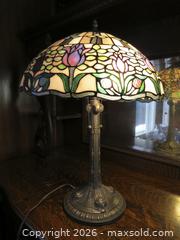 MaxSold Auction: TIFFANY-STYLE STAINED GLASS TABLE LAMP - Toronto (Ontario, Canada) SELLER MANAGED Downsizing Online Auction - Street Edmunds Drive
