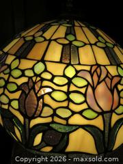 MaxSold Auction: TIFFANY-STYLE STAINED GLASS TABLE LAMP - Toronto (Ontario, Canada) SELLER MANAGED Downsizing Online Auction - Street Edmunds Drive
