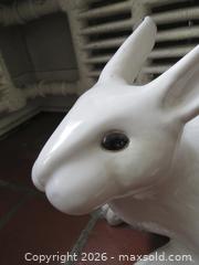 MaxSold Auction: VINTAGE WHITE GLAZED CERAMIC BUNNY FIGURINE - Toronto (Ontario, Canada) SELLER MANAGED Downsizing Online Auction - St Edmunds Drive