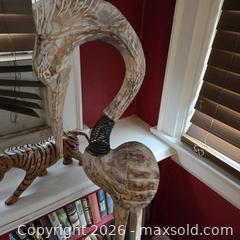 MaxSold Auction: WOOD SCULPTURES HOME DECOR  - Toronto (Ontario, Canada) SELLER MANAGED Downsizing Online Auction - St Edmunds Drive