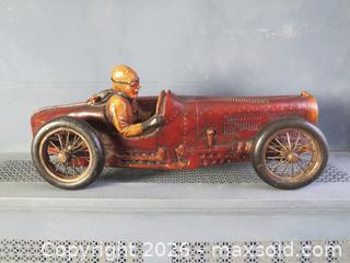 MaxSold Auction: Wooden 1920s-Style Racing Car Model, 28 in Long - Toronto (Ontario, Canada) SELLER MANAGED Downsizing Online Auction - St Edmunds Drive