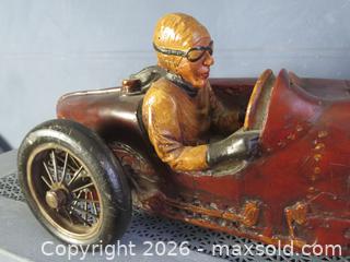 MaxSold Auction: Wooden 1920s-Style Racing Car Model, 28 in Long - Toronto (Ontario, Canada) SELLER MANAGED Downsizing Online Auction - St Edmunds Drive