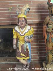 MaxSold Auction: WOODEN FOLK ART CIGAR STORE / INDIAN FIGURE - Toronto (Ontario, Canada) SELLER MANAGED Downsizing Online Auction - St Edmunds Drive