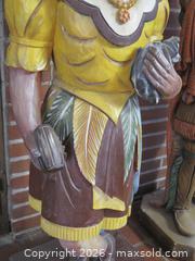 MaxSold Auction: WOODEN FOLK ART CIGAR STORE / INDIAN FIGURE - Toronto (Ontario, Canada) SELLER MANAGED Downsizing Online Auction - St Edmunds Drive