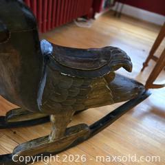 MaxSold Auction: WOODEN ROCKING BIRD FOLK ART - Toronto (Ontario, Canada) SELLER MANAGED Downsizing Online Auction - St Edmunds Drive