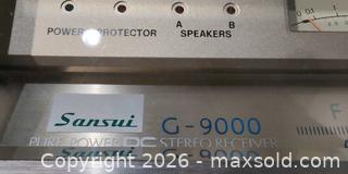 MaxSold Auction: Sansui G-9000 Pure Power DC Stereo Receiver B - Newmarket (Ontario, Canada) Downsizing Online Auction - Kerrisdale Boulevard