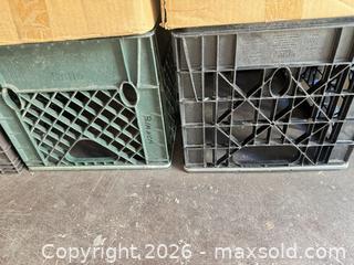 MaxSold Auction: 8 milk Crates  - Los Angeles (California, USA) PARTNER MANAGED Estate Sale Online Auction - Shoup Avenue (CONDO)