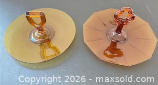 MaxSold Auction: Awesome Vintage Glass Appetizer Trays - Los Angeles (California, USA) PARTNER MANAGED Estate Sale Online Auction - Shoup Avenue (CONDO)