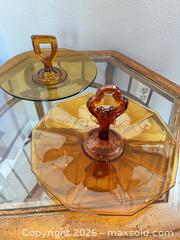 MaxSold Auction: Awesome Vintage Glass Appetizer Trays - Los Angeles (California, USA) PARTNER MANAGED Estate Sale Online Auction - Shoup Avenue (CONDO)