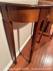 MaxSold Auction: Entry or Side Wood Table - Los Angeles (California, USA) PARTNER MANAGED Estate Sale Online Auction - Shoup Avenue (CONDO)