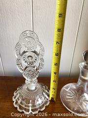MaxSold Auction: Fan Top Perfume Bottle & Small Decanter/Perfume Bottle - Los Angeles (California, USA) PARTNER MANAGED Estate Sale Online Auction - Shoup Avenue (CONDO)