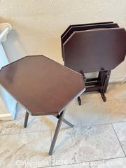 MaxSold Auction: Four TV Trays Portable Tables  - Los Angeles (California, USA) PARTNER MANAGED Estate Sale Online Auction - Shoup Avenue (CONDO)