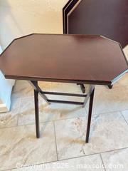 MaxSold Auction: Four TV Trays Portable Tables  - Los Angeles (California, USA) PARTNER MANAGED Estate Sale Online Auction - Shoup Avenue (CONDO)