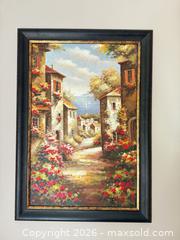 MaxSold Auction: Framed Original Artwork "Garden Walkways"  - Los Angeles (California, USA) PARTNER MANAGED Estate Sale Online Auction - Shoup Avenue (CONDO)
