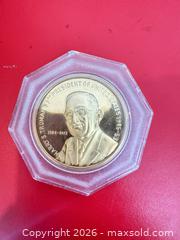 MaxSold Auction: Harry Truman Commemorative Coin - Los Angeles (California, USA) PARTNER MANAGED Estate Sale Online Auction - Shoup Avenue (CONDO)