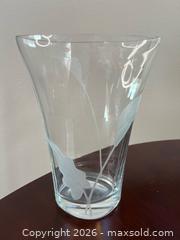 MaxSold Auction: Mikasa Calla Lily Crystal Vase and Lenox Opal Crystal Vase - Los Angeles (California, USA) PARTNER MANAGED Estate Sale Online Auction - Shoup Avenue (CONDO)