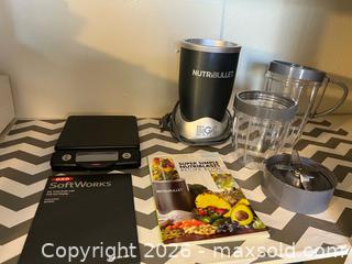 MaxSold Auction: NutriBullet and OXO Food Scale - Los Angeles (California, USA) PARTNER MANAGED Estate Sale Online Auction - Shoup Avenue (CONDO)