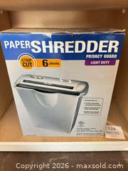 MaxSold Auction: Paper Shredder  - Los Angeles (California, USA) PARTNER MANAGED Estate Sale Online Auction - Shoup Avenue (CONDO)