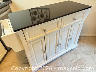 MaxSold Auction: Rolling Kitchen Cart  - Los Angeles (California, USA) PARTNER MANAGED Estate Sale Online Auction - Shoup Avenue (CONDO)