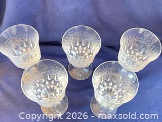 MaxSold Auction: Set of 5 Cristal D’Argues-Durand Crystal Wine Glasses - Los Angeles (California, USA) PARTNER MANAGED Estate Sale Online Auction - Shoup Avenue (CONDO)