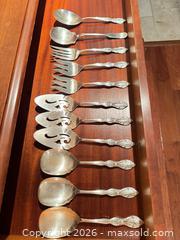 MaxSold Auction: Silverplate Serving Items  - Los Angeles (California, USA) PARTNER MANAGED Estate Sale Online Auction - Shoup Avenue (CONDO)
