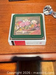 MaxSold Auction: Small Chest with Coasters and More! - Los Angeles (California, USA) PARTNER MANAGED Estate Sale Online Auction - Shoup Avenue (CONDO)