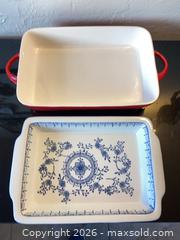 MaxSold Auction: Stoneware Casserole Bakeware - Los Angeles (California, USA) PARTNER MANAGED Estate Sale Online Auction - Shoup Avenue (CONDO)