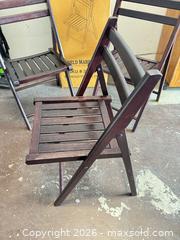 MaxSold Auction: Three Folding Chairs World Market - Los Angeles (California, USA) PARTNER MANAGED Estate Sale Online Auction - Shoup Avenue (CONDO)