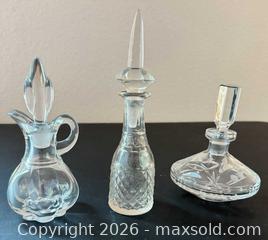 MaxSold Auction: Three Perfume Bottles or Flacons - Los Angeles (California, USA) PARTNER MANAGED Estate Sale Online Auction - Shoup Avenue (CONDO)