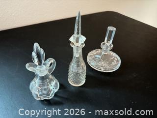 MaxSold Auction: Three Perfume Bottles or Flacons - Los Angeles (California, USA) PARTNER MANAGED Estate Sale Online Auction - Shoup Avenue (CONDO)