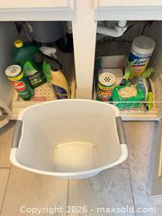 MaxSold Auction: Trash Can and Cleaning Supplies  - Los Angeles (California, USA) PARTNER MANAGED Estate Sale Online Auction - Shoup Avenue (CONDO)