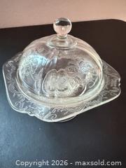 MaxSold Auction: Vintage Federal Glass Butter Dish - Los Angeles (California, USA) PARTNER MANAGED Estate Sale Online Auction - Shoup Avenue (CONDO)
