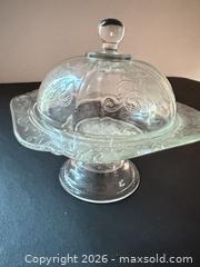 MaxSold Auction: Vintage Federal Glass Butter Dish - Los Angeles (California, USA) PARTNER MANAGED Estate Sale Online Auction - Shoup Avenue (CONDO)