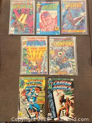 MaxSold Auction: Vintage Marvel Comics Captain America, Daredevil and More! - Los Angeles (California, USA) PARTNER MANAGED Estate Sale Online Auction - Shoup Avenue (CONDO)