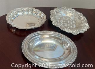 MaxSold Auction: Vintage Silverplate Serving Trays - Los Angeles (California, USA) PARTNER MANAGED Estate Sale Online Auction - Shoup Avenue (CONDO)