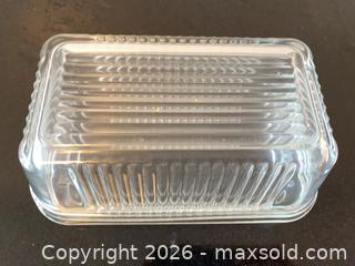 MaxSold Auction: VTG Pasabahce Glass Butter Dish - Los Angeles (California, USA) PARTNER MANAGED Estate Sale Online Auction - Shoup Avenue (CONDO)