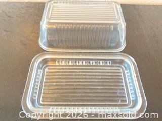 MaxSold Auction: VTG Pasabahce Glass Butter Dish - Los Angeles (California, USA) PARTNER MANAGED Estate Sale Online Auction - Shoup Avenue (CONDO)