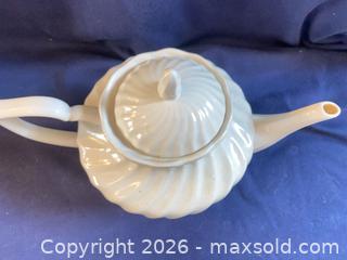 MaxSold Auction: VTG White Porcelain Teapot & Deviled Egg Dish - Los Angeles (California, USA) PARTNER MANAGED Estate Sale Online Auction - Shoup Avenue (CONDO)