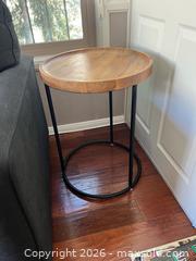 MaxSold Auction: Wood/Metal End Table - Los Angeles (California, USA) PARTNER MANAGED Estate Sale Online Auction - Shoup Avenue (CONDO)