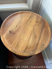 MaxSold Auction: Wood/Metal End Table - Los Angeles (California, USA) PARTNER MANAGED Estate Sale Online Auction - Shoup Avenue (CONDO)