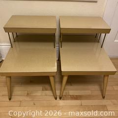 MaxSold Auction: Groovy Set of MCM Tiered Side Tables - Toronto (Ontario, Canada) SELLER MANAGED Downsizing Online Auction - Lamb Avenue