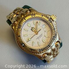 MaxSold Auction: Pre-Loved Tag Heuer Professional 200m Gold Plated Quartz Women's Watch - Marked  - Toronto (Ontario, Canada) PARTNER MANAGED Reseller Online Auction - Queen Street Wt.