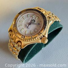 MaxSold Auction: Pre-Loved Tag Heuer Professional 200m Gold Plated Quartz Women's Watch - Marked  - Toronto (Ontario, Canada) PARTNER MANAGED Reseller Online Auction - Queen Street Wt.